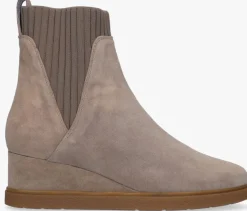 taupe unisa enkellaarsjes jualo