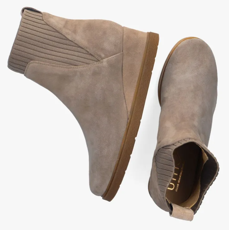 taupe unisa enkellaarsjes jualo