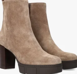 taupe unisa enkellaarsjes kopsi