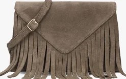 taupe unisa schoudertas zcheyen