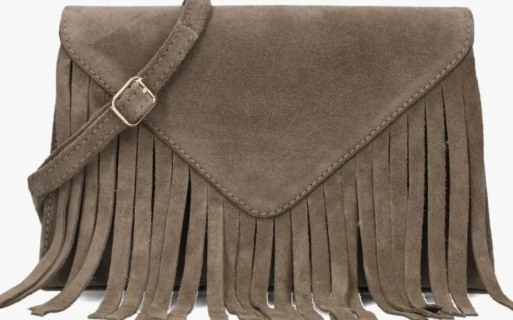 taupe unisa schoudertas zcheyen