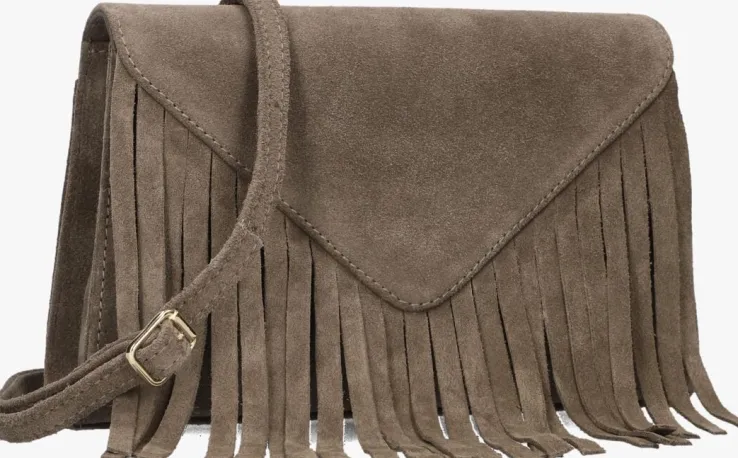 taupe unisa schoudertas zcheyen