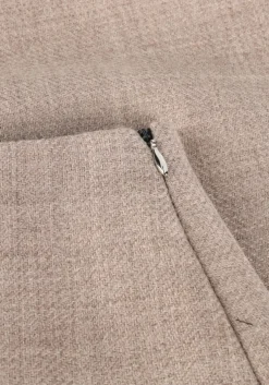 taupe vanilia minirok wool mini skirt