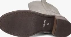 taupe via vai hoge laarzen flo helen
