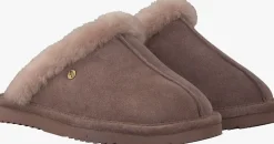 taupe warmbat pantoffels lismore