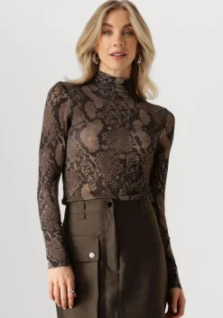 taupe y.a.s. coltrui yaswoola ls high neck top