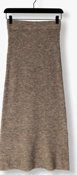 taupe ydence maxirok knitted skirt lainey