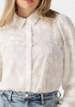 witte aaiko blouses lien long sleeve co 510