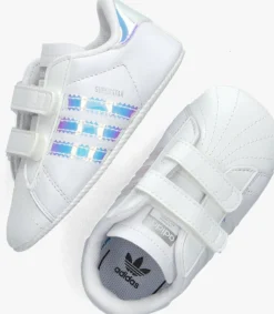 witte adidas sneakers superstar crib