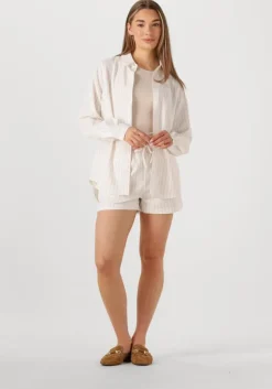 witte aimee the label korte broek page stripe