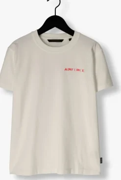 witte airforce t-shirt geb1221