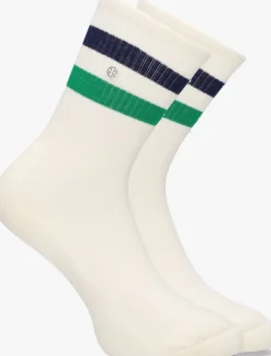 witte alfredo gonzales sokken athletic stripes