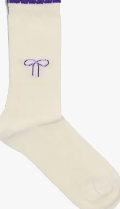 witte alfredo gonzales sokken coquette bow