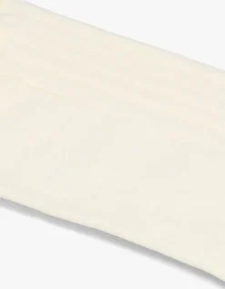 witte alfredo gonzales sokken merino rib plain