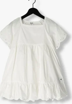 witte alix mini mini jurk broderie dress