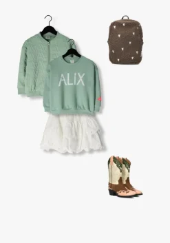 witte alix mini minirok broderie skirt