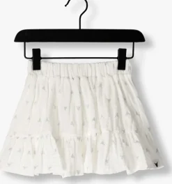 witte alix mini minirok woven glitter bull skirt