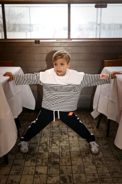 witte alix mini sweater striped sweater