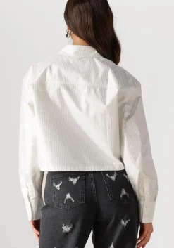 witte alix the label blouses ladies woven pintstipe blouse