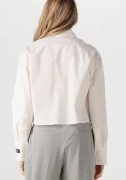 witte alix the label blouses ladies woven cropped blouse