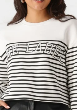 witte alix the label sweater ladies knitted stripe sweater