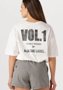 witte alix the label t-shirt ladies knitted polaroid tshirt