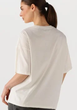 witte alix the label t-shirt ladies knitted silver bull t-shirt