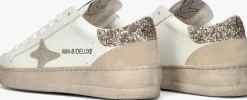 witte ama brand deluxe lage sneakers slam
