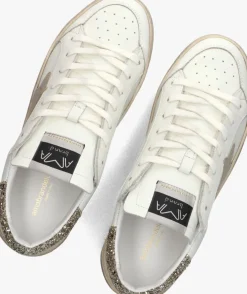 witte ama brand deluxe lage sneakers slam