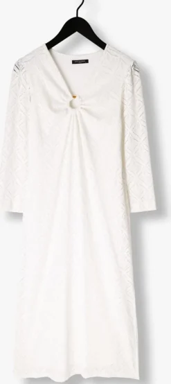 witte ana alcazar maxi jurk maxi dress longsleeve