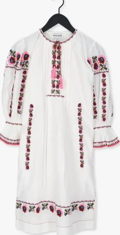 witte antik batik mini jurk milda dress