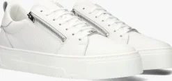 witte antony morato lage sneakers zipper animal