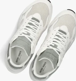 witte antony morato lage sneakers running byroc mix