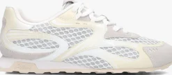 witte ash lage sneakers kabuki