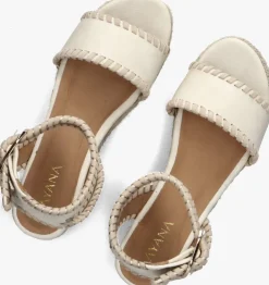 witte ayana sandalen met hak 0047-58