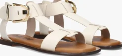witte bibi lou platte sandalen 901z10aa