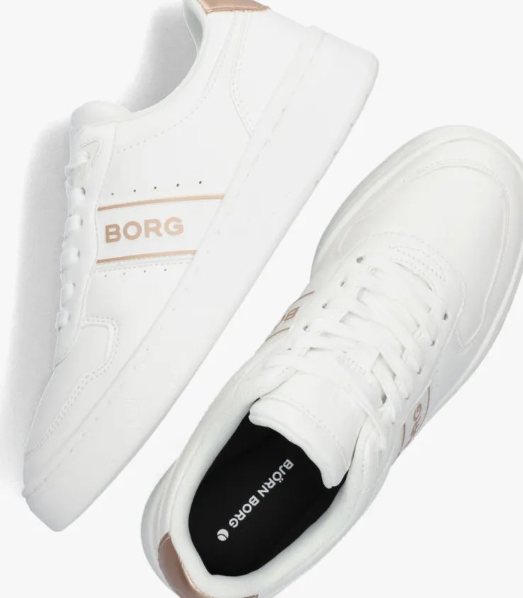 witte bjorn borg lage sneakers t2200 dames
