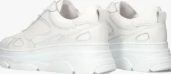 witte blasz lage sneakers jana-09