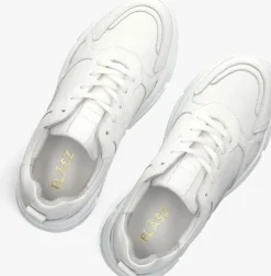 witte blasz lage sneakers jana-09