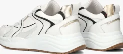 witte blasz lage sneakers charu-11