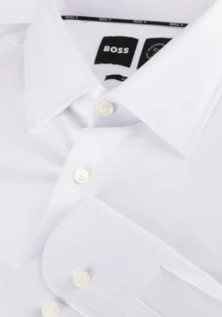 witte boss black klassiek overhemd p-hank-kent-c1-222