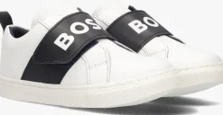 witte boss kids lage sneakers baskets j50870