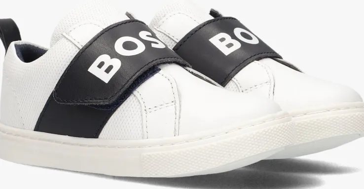 witte boss kids lage sneakers baskets j50870