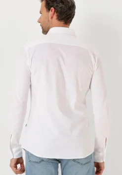 witte boss orange klassiek overhemd mysoft