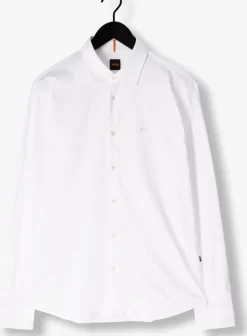 witte boss orange klassiek overhemd mysoft
