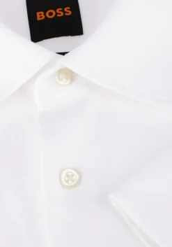 witte boss orange klassiek overhemd mysoft