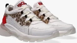 witte braqeez lage sneakers gwen genna