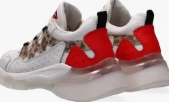 witte braqeez lage sneakers gwen genna