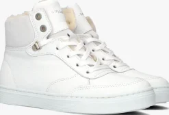 witte bullboxer hoge sneakers aop510e6l