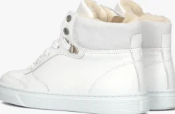 witte bullboxer hoge sneakers aop510e6l